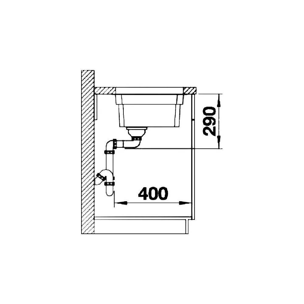 BLANCO ETAGON 500-U PD ANZ M.ZUB O.AF