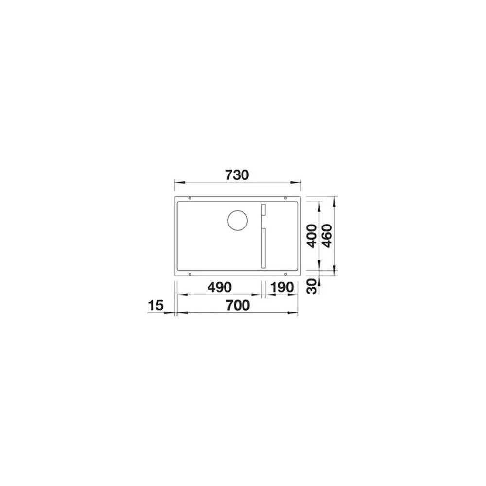 BLANCO SUBLINE 700-U Lygis PD ANZ O.Z.O.AF