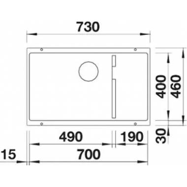 BLANCO SUBLINE 700-U Lygis PD ANZ O.Z.O.AF