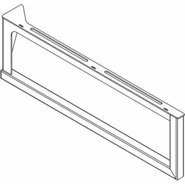 Praustuvo konsolė su rankšluosčių laikikliu 490 mm, SS matinis, maks. apkrova 50 kg, dešinė