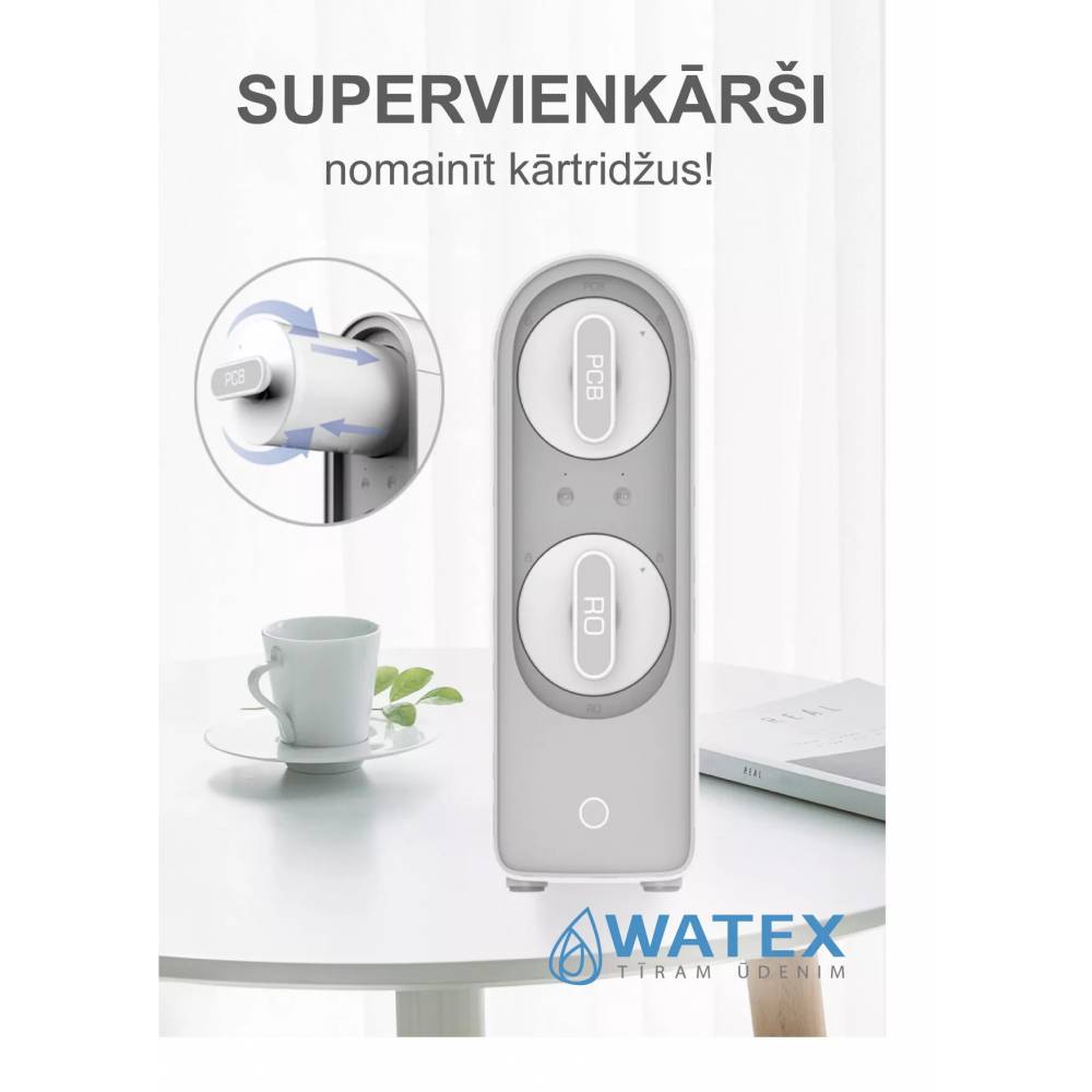 WATEX Hidrotek SNOWBAR geriamojo vandens filtras (2 l/min) tiesioginis srautas