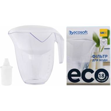 Filtravimo puodelis "Ecosoft ECO" baltas