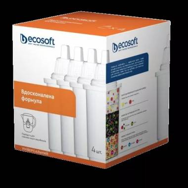 "Ecosoft" kasečių rinkinys 3+1 vnt. universalus