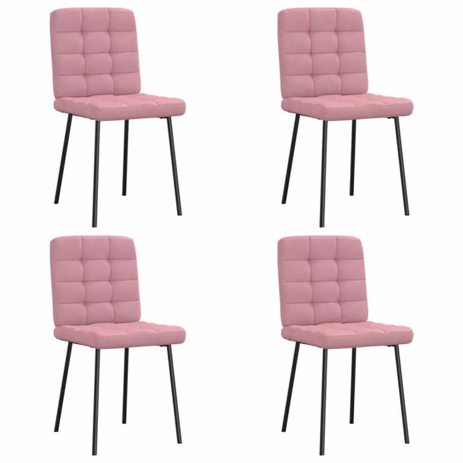 Velvet Dining Chairs Set