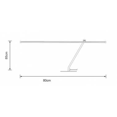 Stalinis šviestuvas Tanger CL23018-1T, LED, pastatomas, 12W