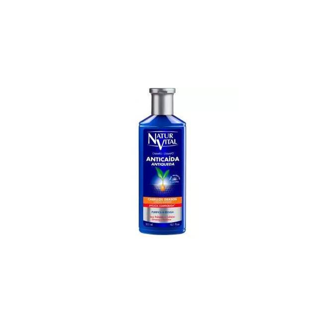 Naturvital Champú Anticaída Cabello Graso 300 100ml