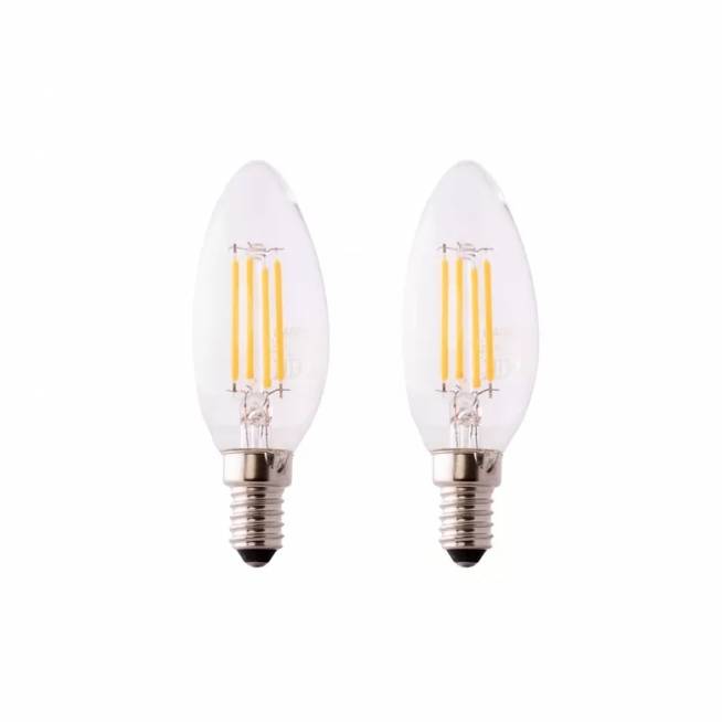 Lemputė Osram LED, B40, šiltai balta, E14, 4 W, 470 lm