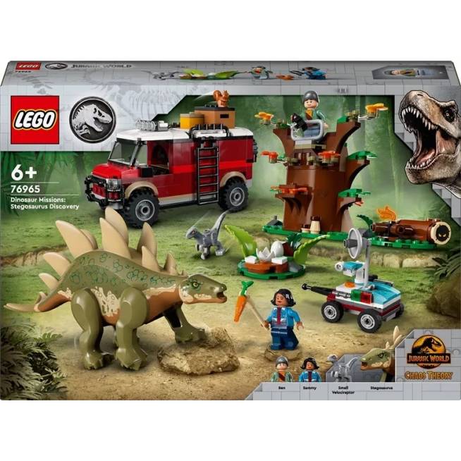 Konstruktorius LEGO Jurassic World Dinozaurų misijos: stegozauro atradimas 76965