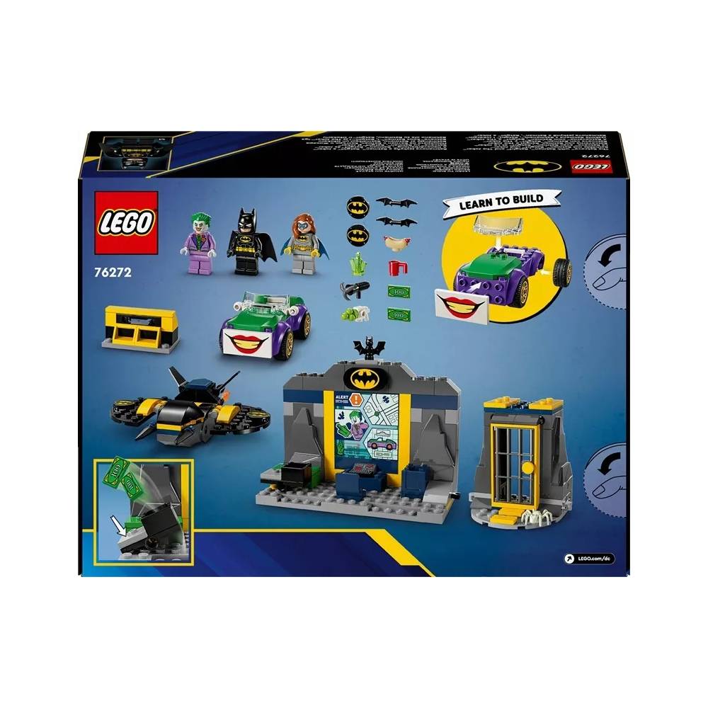 Konstruktorius LEGO DC Batman™ Betmeno ola su Betmenu, Batgirl™ ir Džokeriu 76272