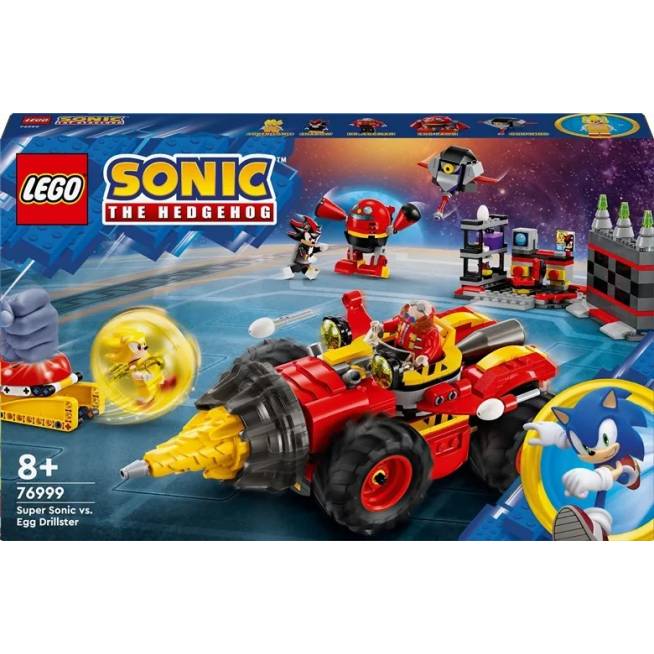 Konstruktorius LEGO Sonic The Hedgehog™ Super Sonic prieš Egg Drillster 76999