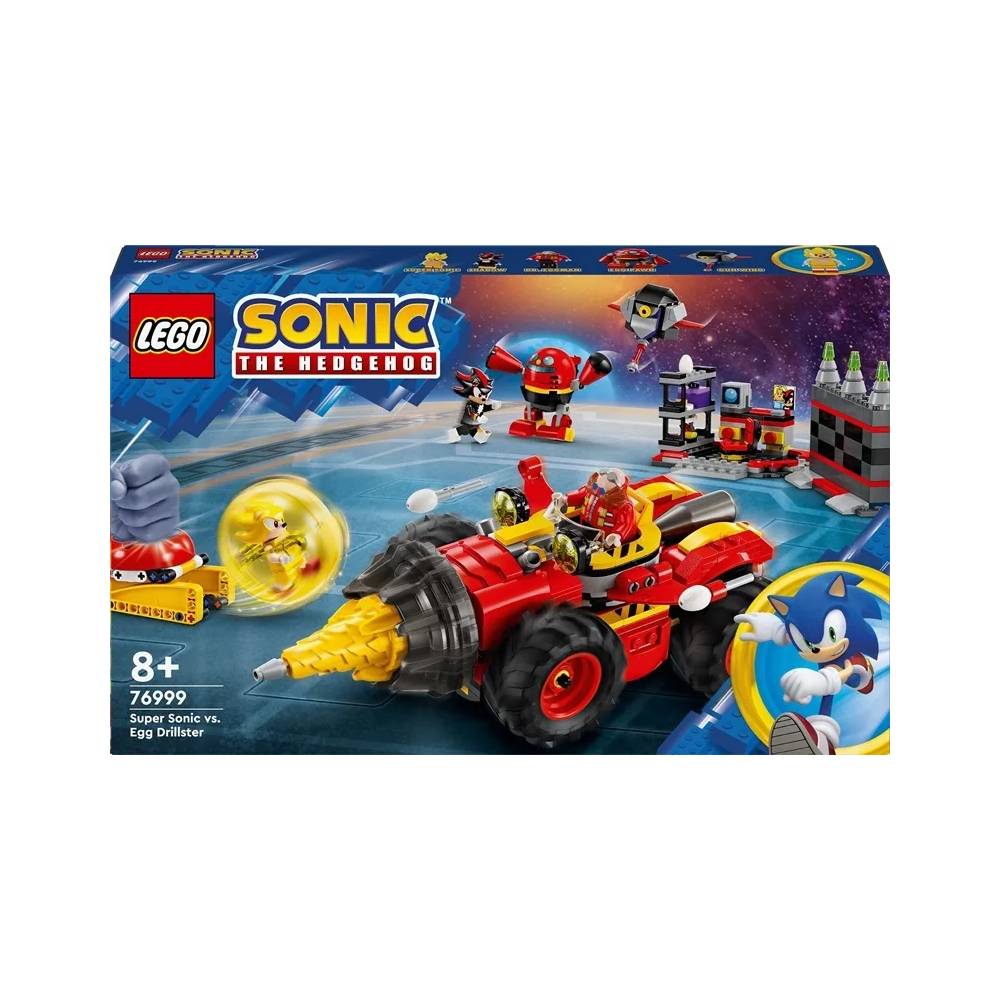 Konstruktorius LEGO Sonic The Hedgehog™ Super Sonic prieš Egg Drillster 76999