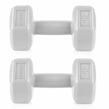 Set of Spokey Monster hexagonal dumbbells 2x 2 kg 929112