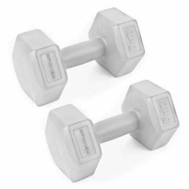 Set of Spokey Monster hexagonal dumbbells 2x 2 kg 929112