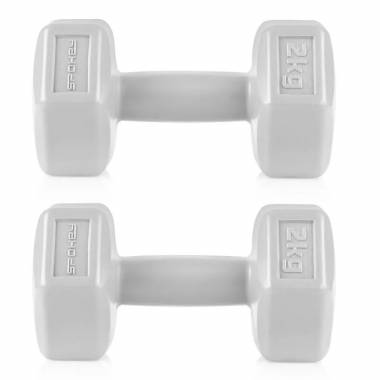 Set of Spokey Monster hexagonal dumbbells 2x 2 kg 929112