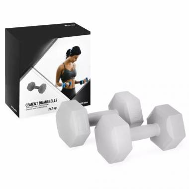 Set of Spokey Monster hexagonal dumbbells 2x 2 kg 929112