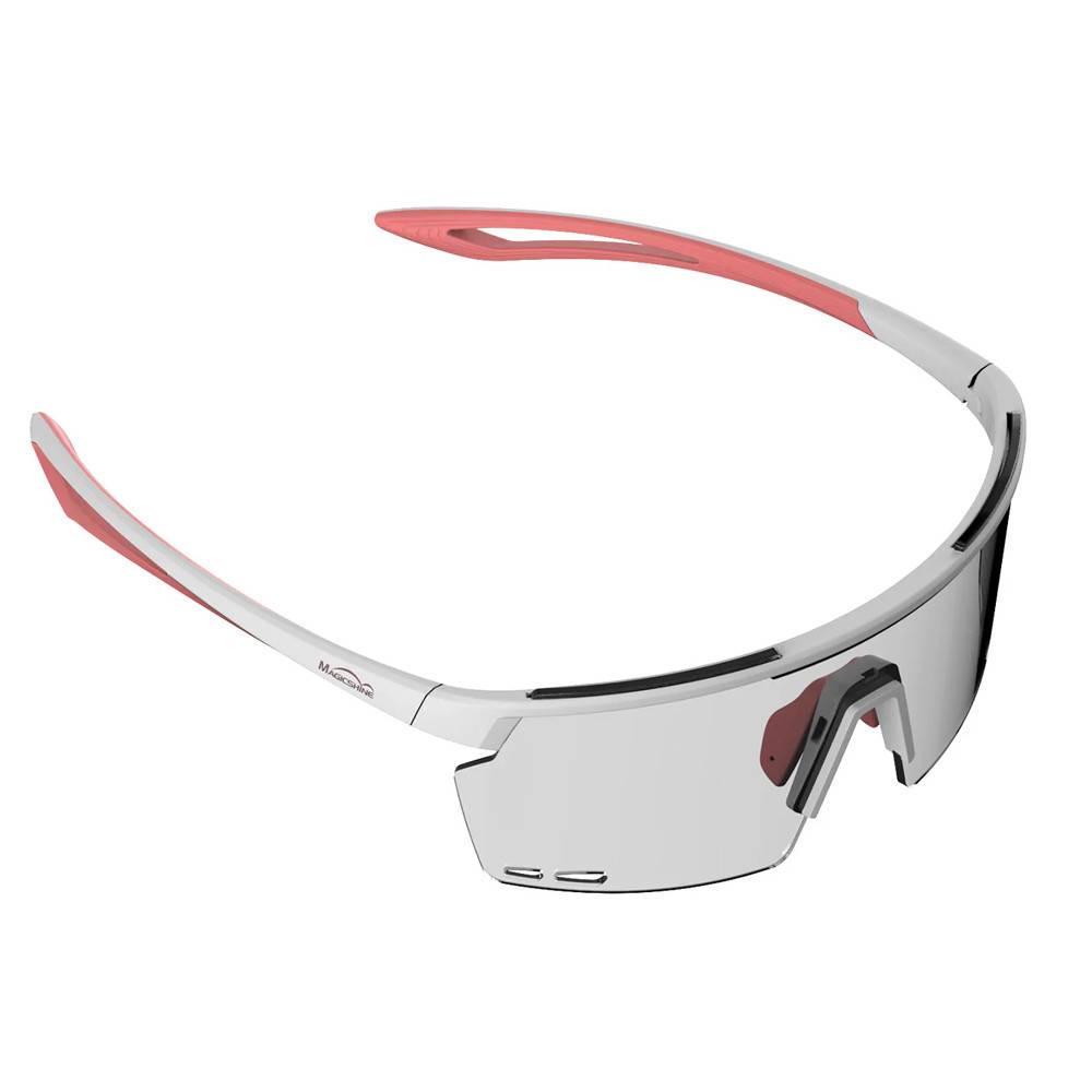 Akiniai Magicshine ROULEUR Photochromic (balta/rausva)