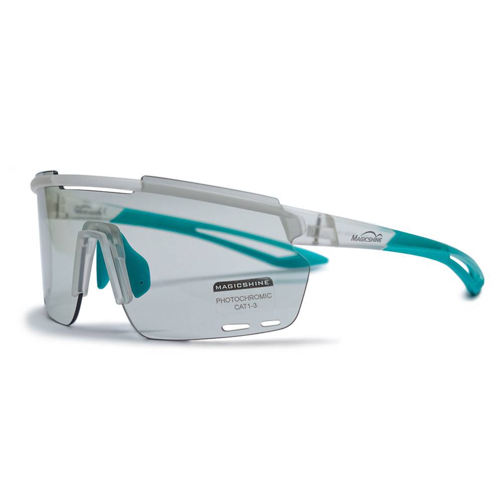 Akiniai Magicshine ROULEUR Photochromic (balta/turkio)