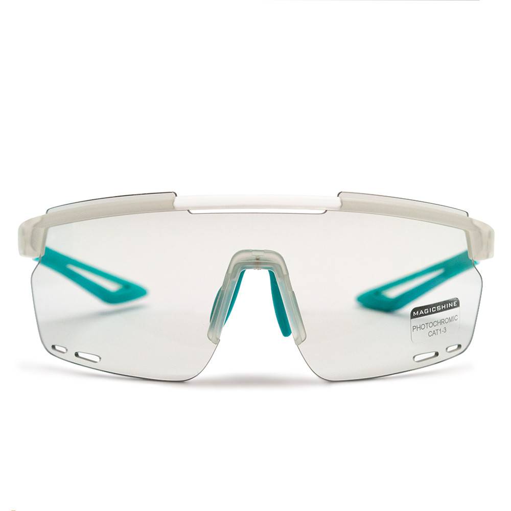 Akiniai Magicshine ROULEUR Photochromic (balta/turkio)