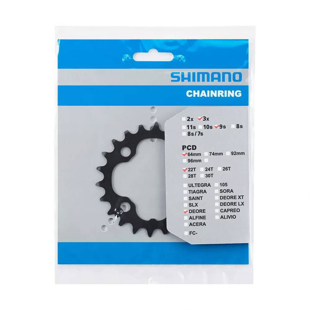 Priekinio bloko žvaigždė SHIMANO FC-M590 22T Deore