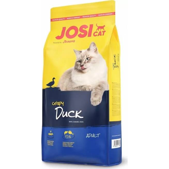 Sausas kačių maistas Josera JosiCat Crispy Duck, antiena, 10 kg