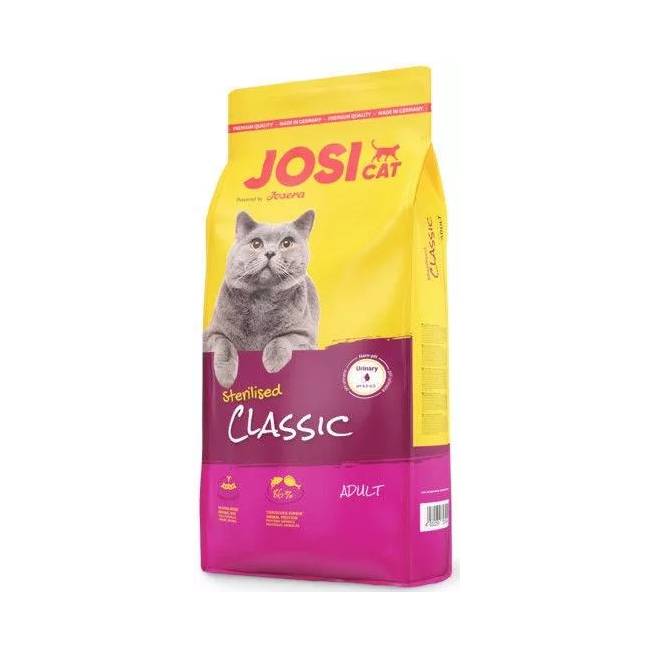 Sausas kačių maistas Josera JosiCat Classic Fish Dry Food, žuvis, 0.65 kg