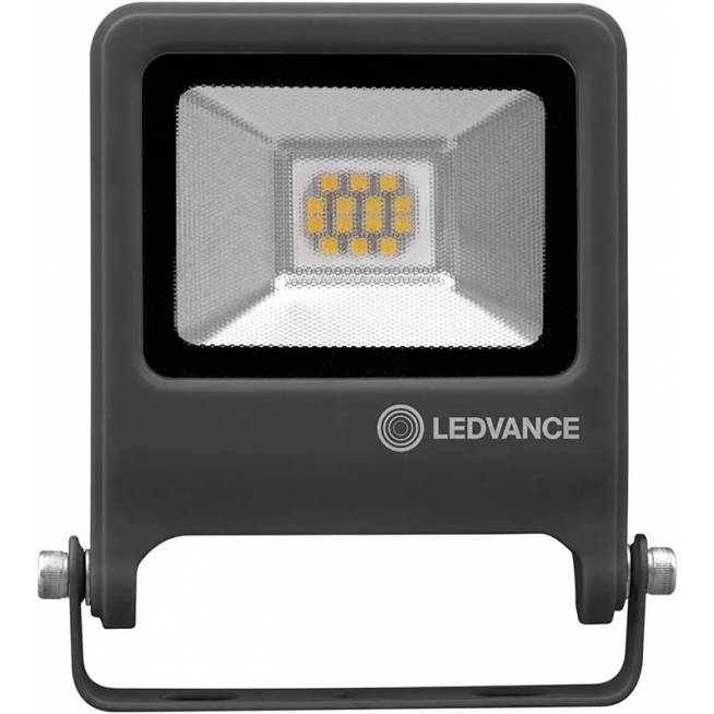 Prožektorius Ledvance Endura, 10 W, 800 lm, 4000 °K, IP65, pilkas