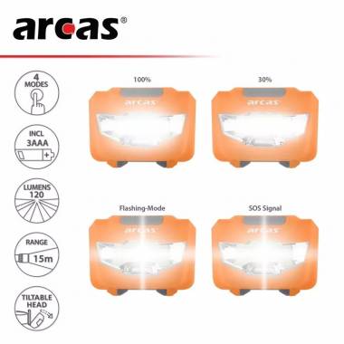 Galvos žibintas Arcas ARC_LUK_5542