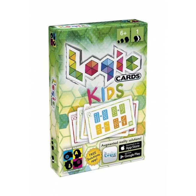 Stalo žaidimas Brain Games Logic Cards Kids