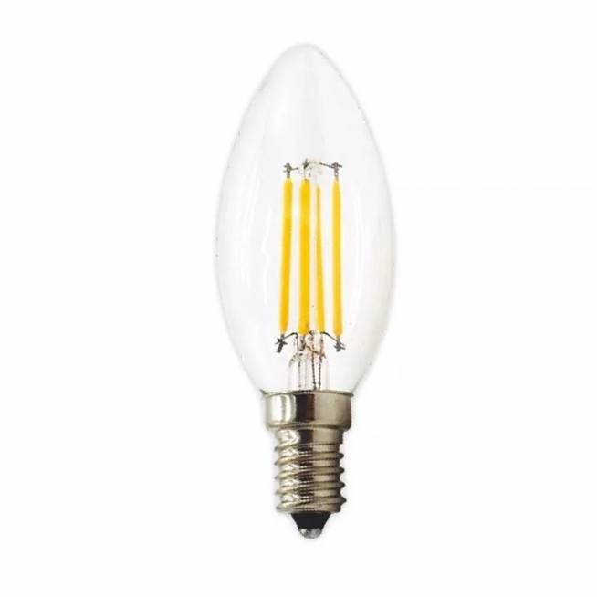 Lemputė Okko LED, B35, balta, E14, 2 W, 180 lm