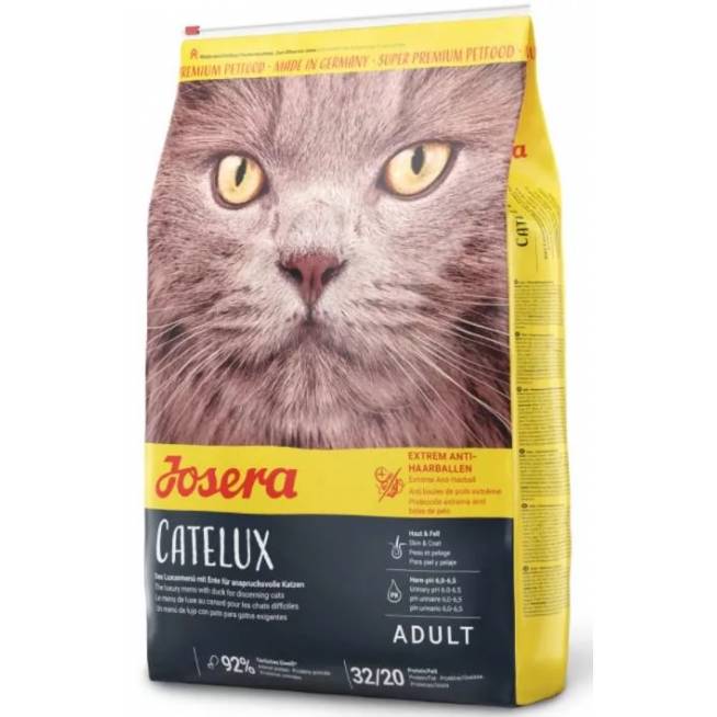 Sausas kačių maistas Josera Catelux, antiena/paukštiena, 2 kg