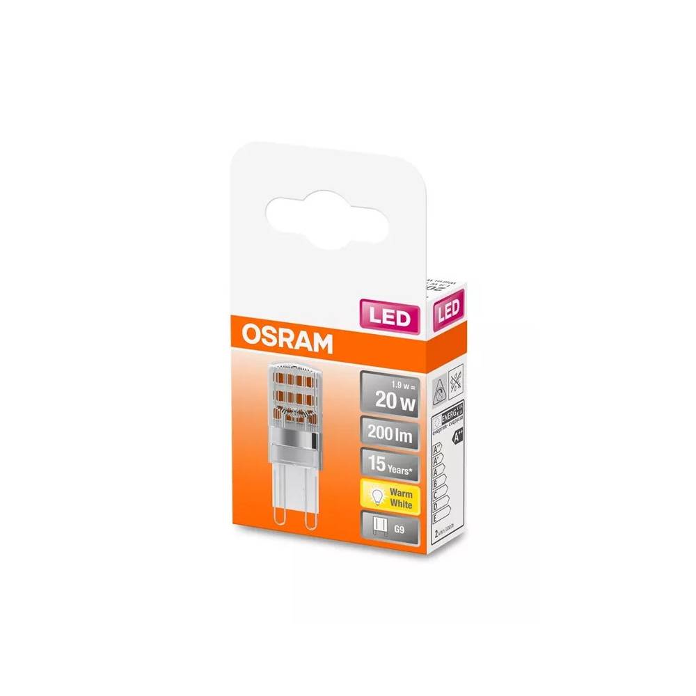 Lemputė Osram LED, T15, šiltai balta, G9, 1.9 W, 200 lm