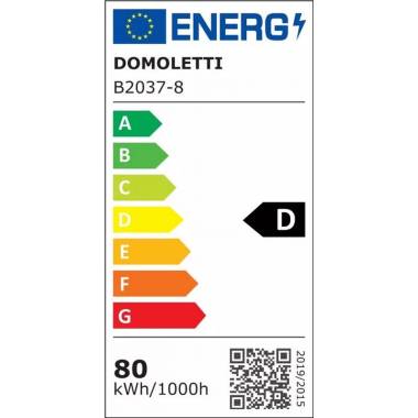 Šviestuvas lubų Domoletti Orion B2037-8, 80 W, LED, 3000 °K