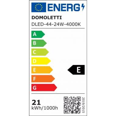 Paviršinė LED panelė lubų ir sienų Domoletti Ledo DLED-44, 4000°K, LED, baltas