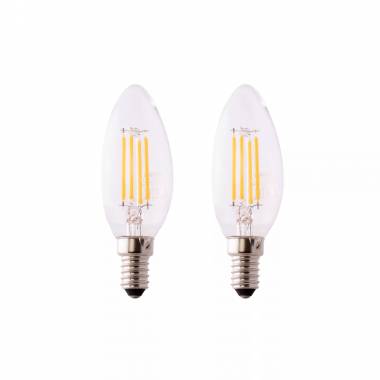 Lemputė Osram LED, B40, šiltai balta, E14, 4 W, 470 lm