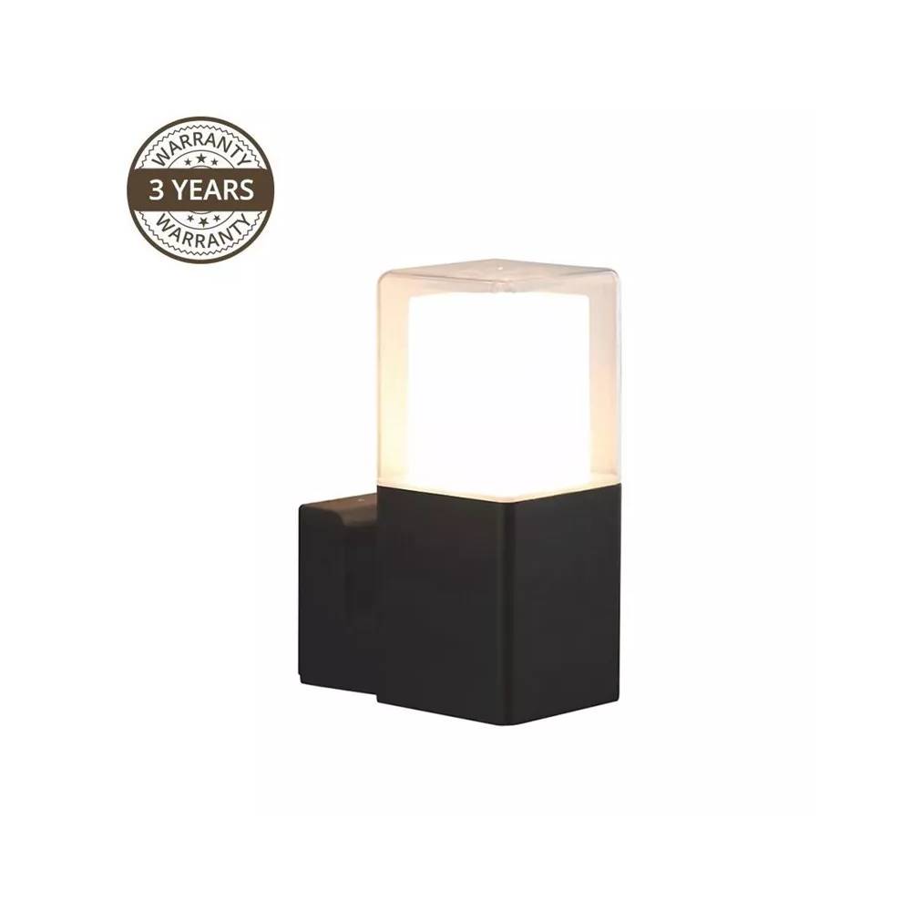 Šviestuvas Domoletti Tower ELED-328UP, 12W, LED, IP44, juodas, 10.5 cm x 29 cm