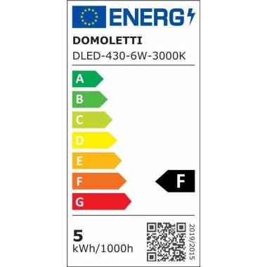 Įmontuojamas šviestuvas įleidžiamas Domoletti Ledo Slim DLED-430, 3000°K, LED, baltas