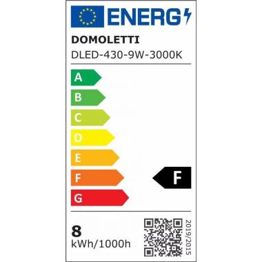 Įmontuojamas šviestuvas įleidžiamas Domoletti Ledo Slim DLED-430, 3000°K, LED, baltas