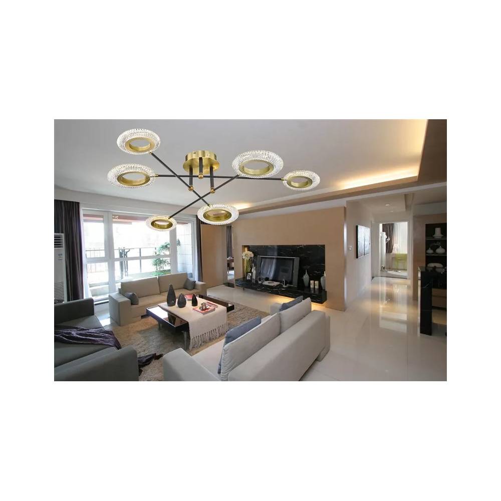 Šviestuvas kabinamas Domoletti Crystal B2333-6, 48 W, LED, 3000 °K