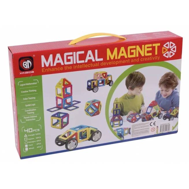 Konstruktorius Xinbida Magical Magnet 50201 525050201, plastikas