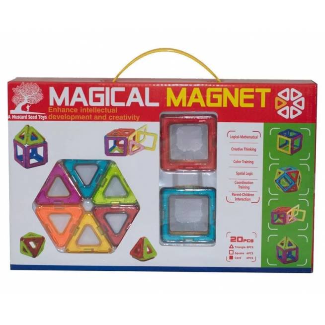 Magnetinis konstruktorius Xinbida Magical Magnet 525050200 525050200, plastikas