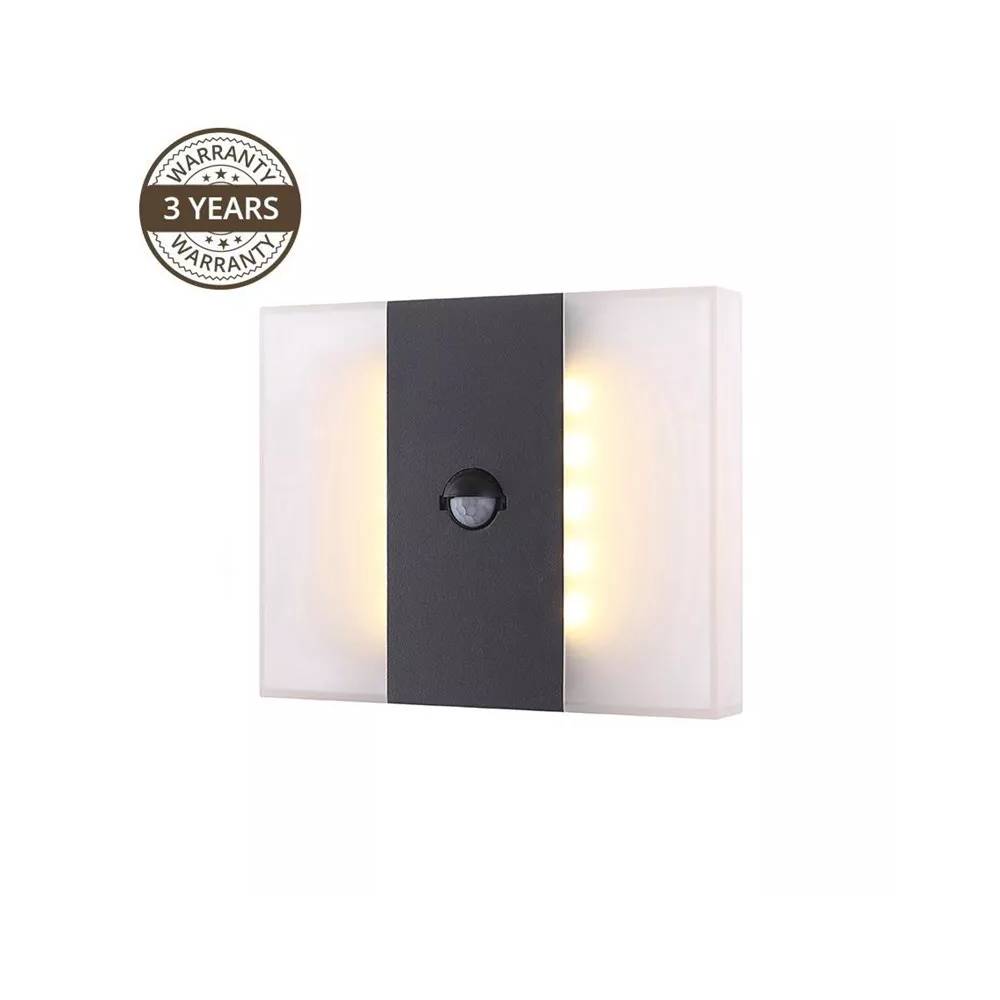 Šviestuvas Domoletti ELED-173S, 1W, LED, IP44, pilkas, 8.3 cm x 17 cm