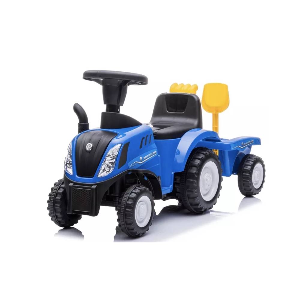 Paspiriamas traktorius Baby Care New Holland 658T, mėlynas