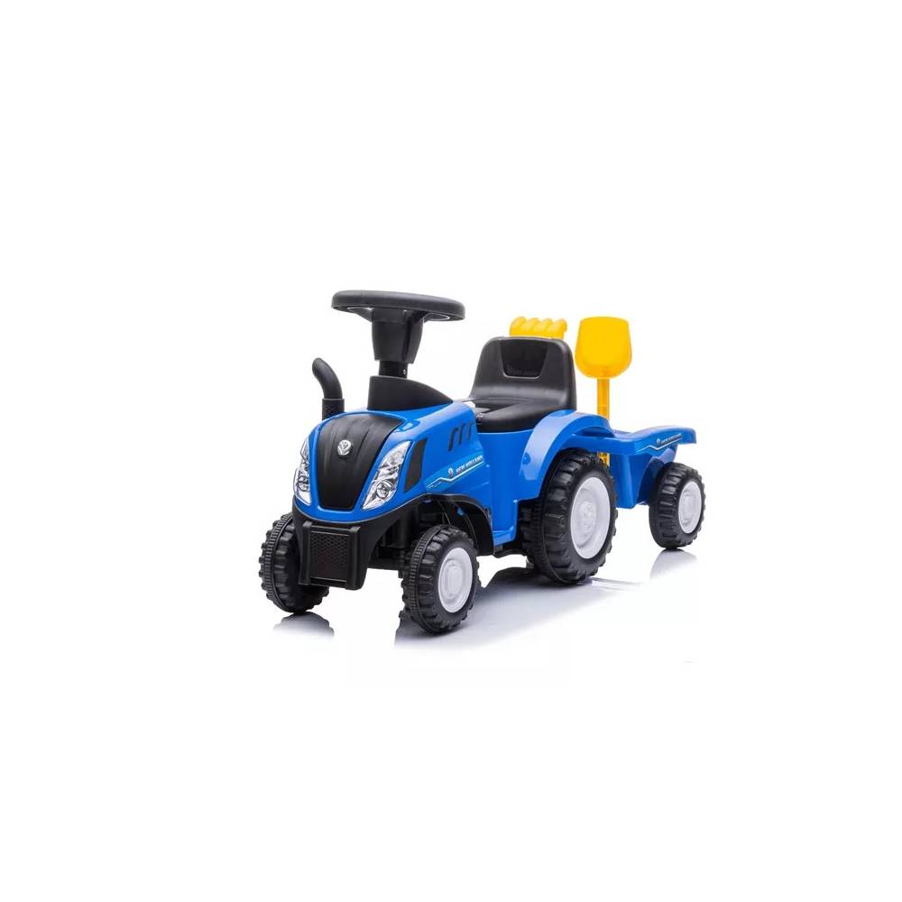 Paspiriamas traktorius Baby Care New Holland 658T, mėlynas