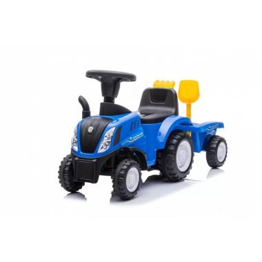 Paspiriamas traktorius Baby Care New Holland 658T, mėlynas