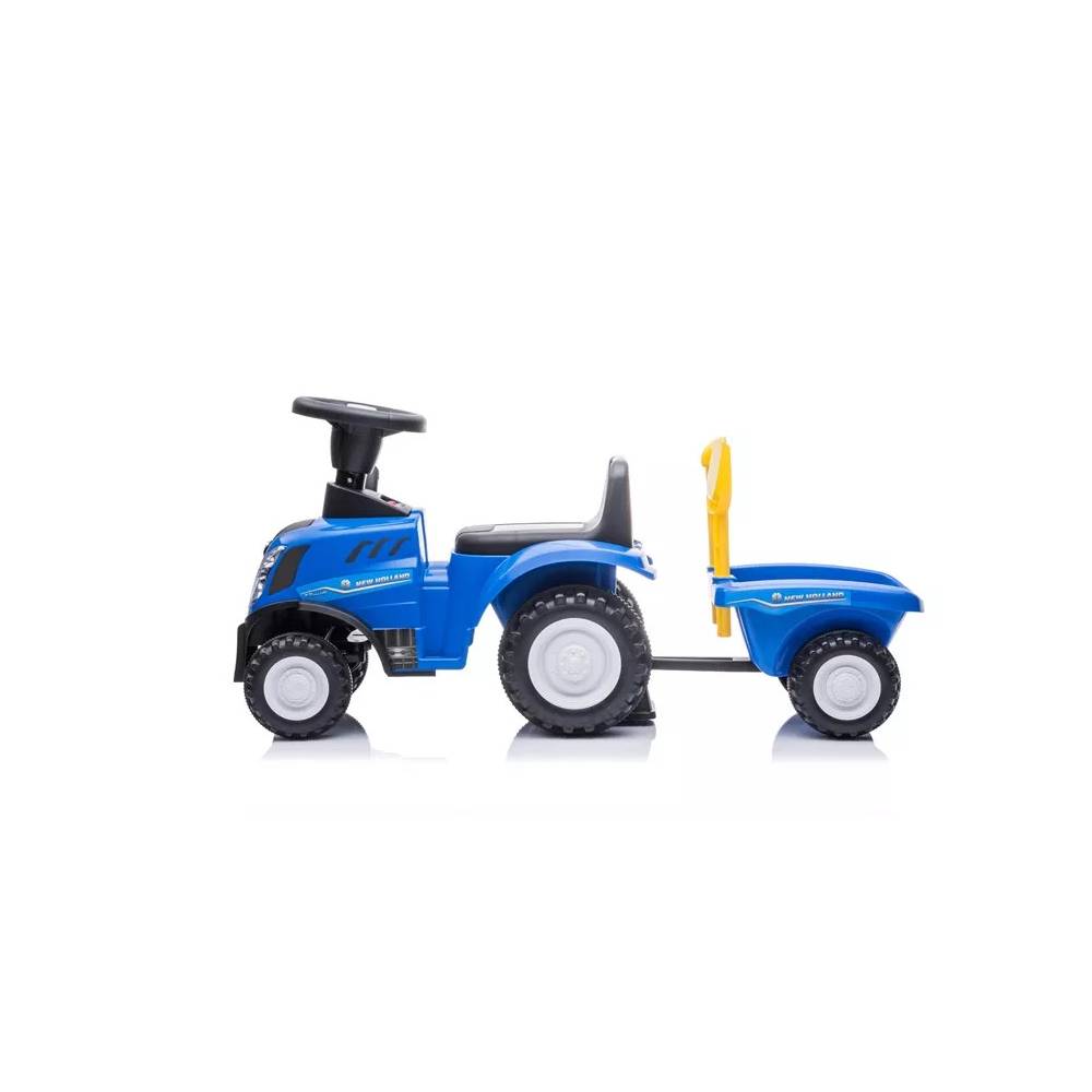 Paspiriamas traktorius Baby Care New Holland 658T, mėlynas