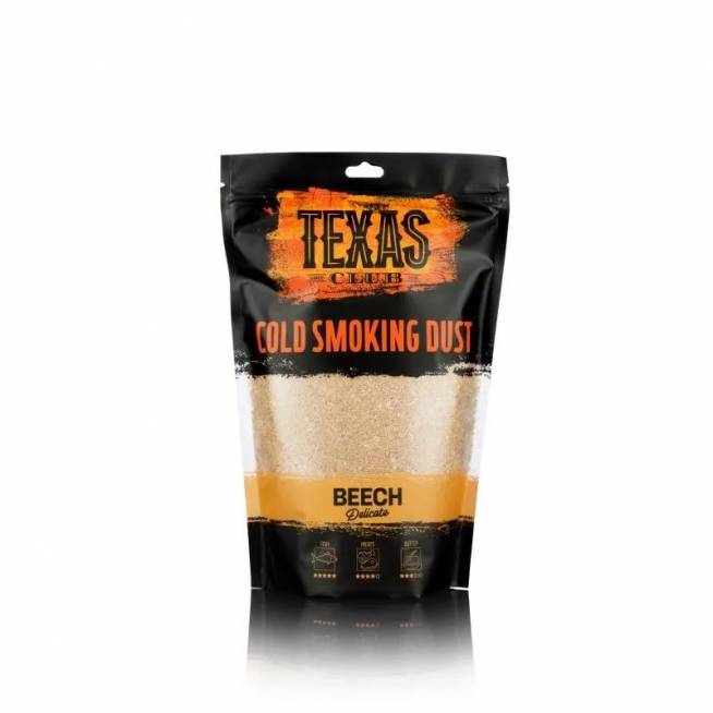 Dulkės šaltam rūkymui Texas Club Dustbeech, bukas, 0.5 kg