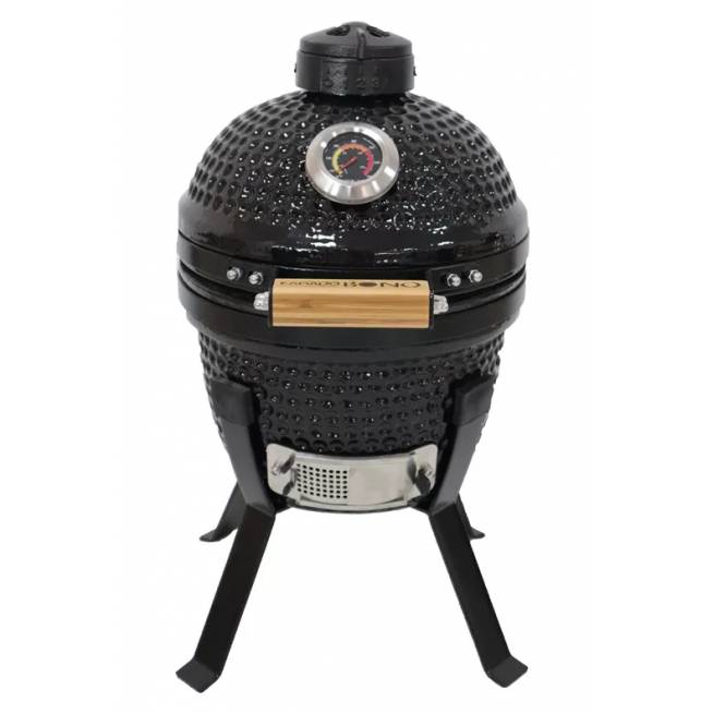 Grilis Kamado Bono Picnic, juoda, 32 cm