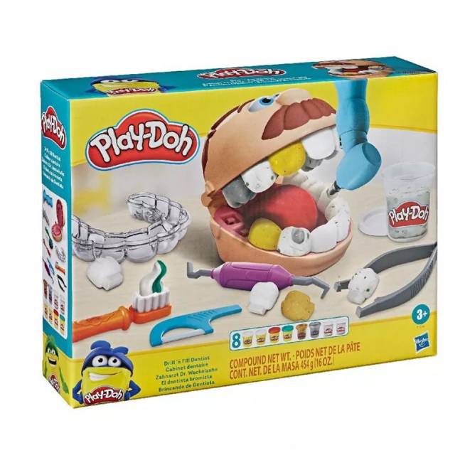 Modelinas Hasbro Play-Doh Dentist, įvairių spalvų