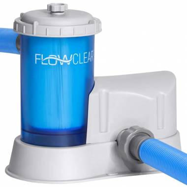 Bestway Flowclear Siurblys su kasetiniu filtru, skaidrus