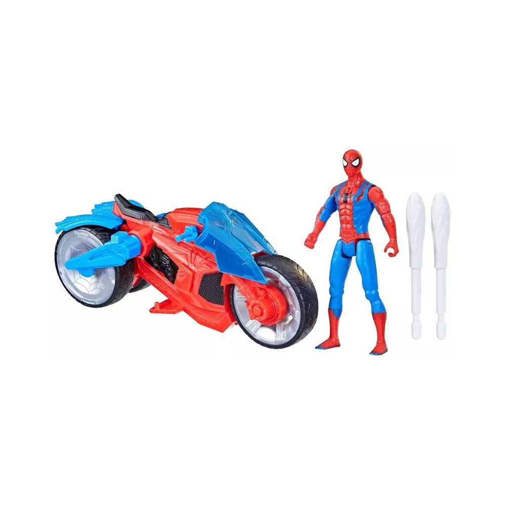 Rinkinys Hasbro Spiderman Web Blast Cycle F6899, 10 cm